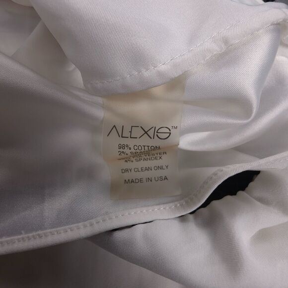 ALEXIS Ediely High Waisted Ruffled Lace Cut Out Mini Skirt White Lolita Coquette - Picture 6 of 6